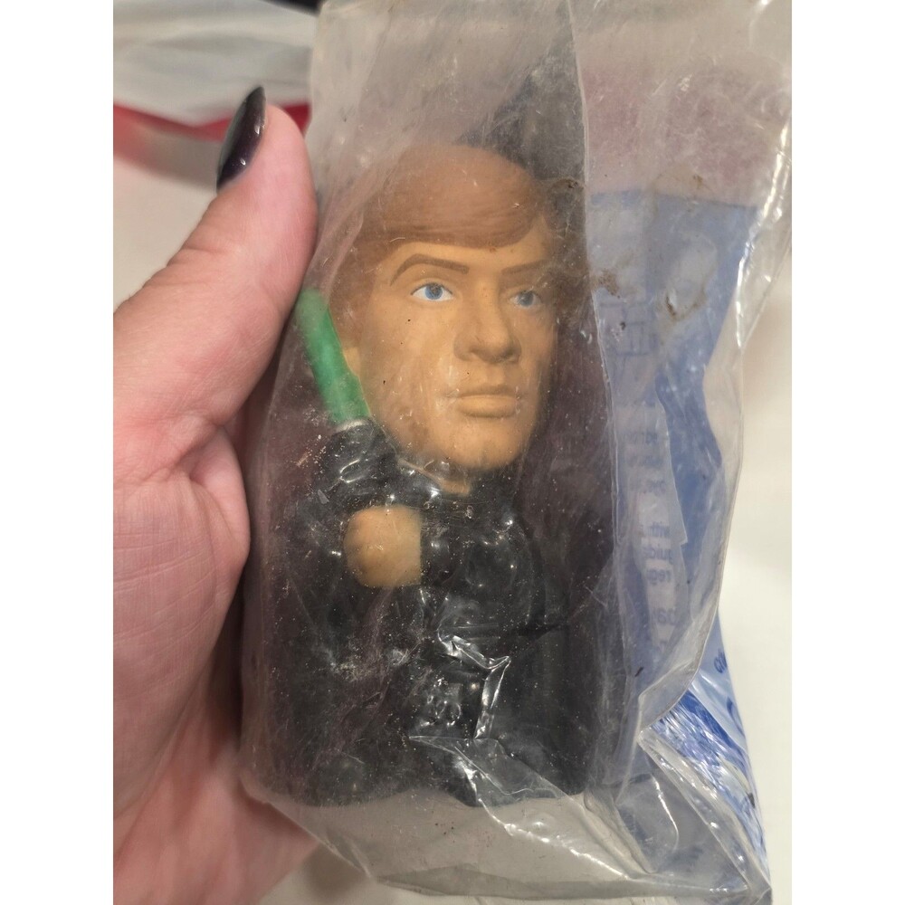 Disney Star Wars Luke Skywalker Spinning Toy Burger King 2005 Vintage Sealed